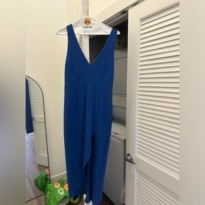 Abercrombie blue wedding guest dress